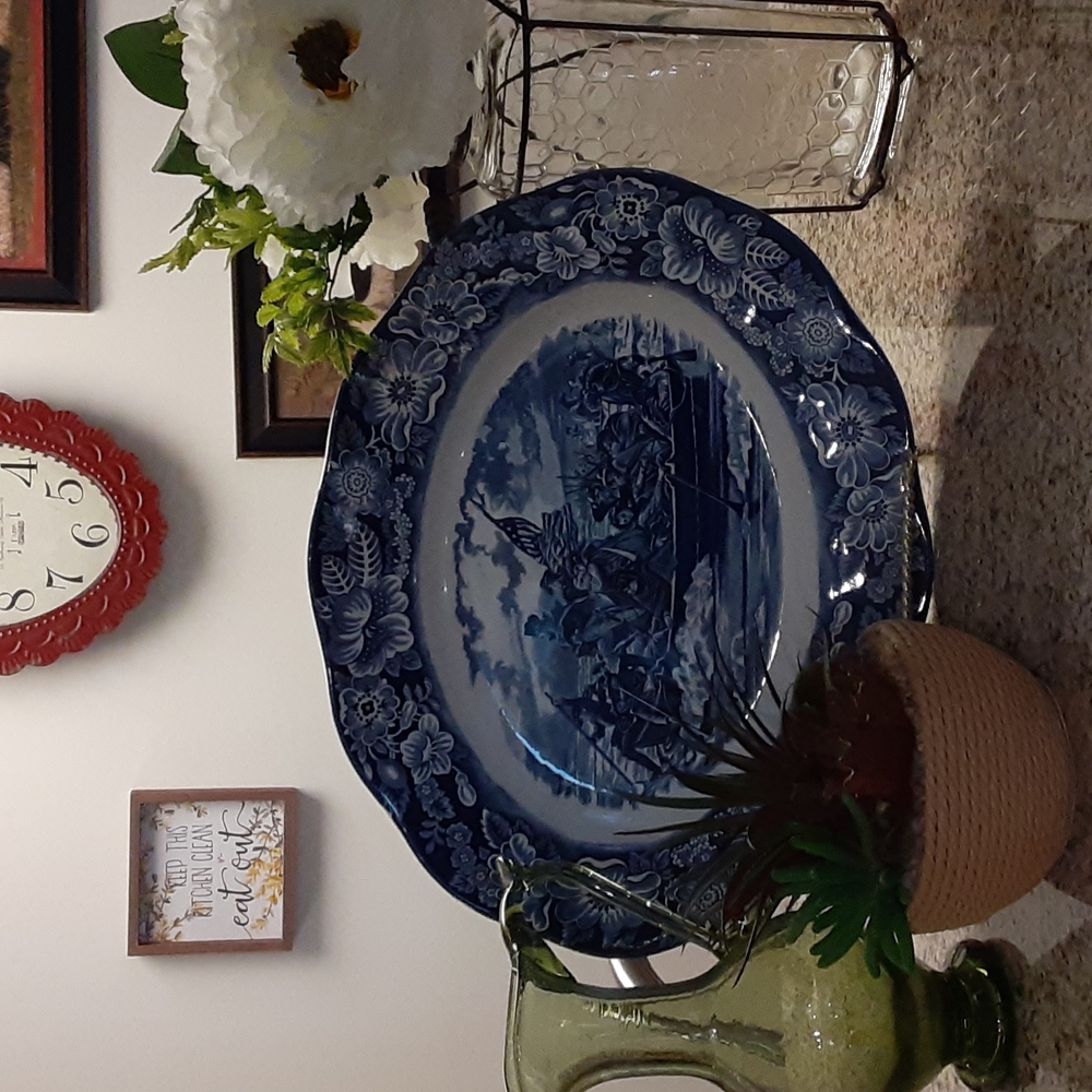Liberty Blue platter
